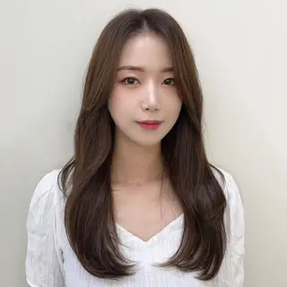 ロング 韓国特化🇰🇷 エクステのヘアスタイル