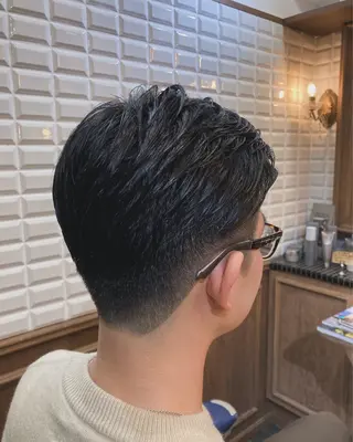 ショート メンズ ルピナス中田店長 山口大地のヘアスタイル