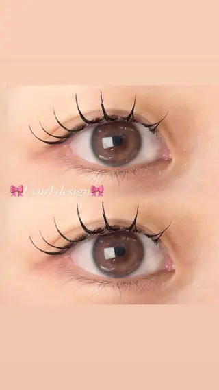 マツエク・マツパ 大阪福島 SeneL RUNON 🎀のマツエク・マツパデザイン