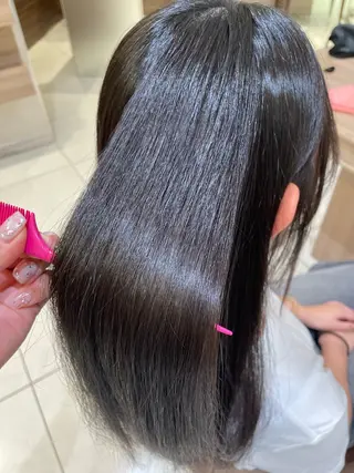 セミロング パーマ 韓国ヘアメイク🎀/ 縮毛矯正✨山本媛香のヘアスタイル