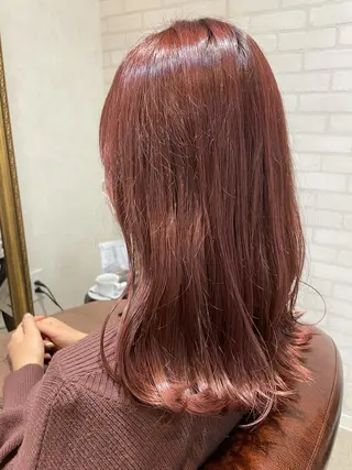 ミディアム カラー 透明感カラー💎 AYAのヘアスタイル