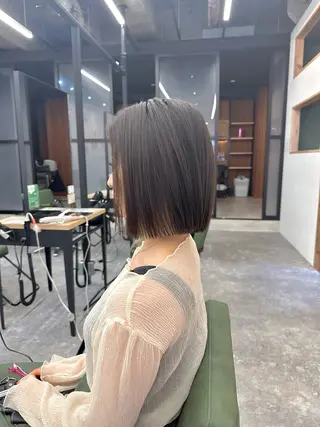 ミディアム 店長🌟小顔似合わせ デザインカラー◎古田のヘアスタイル