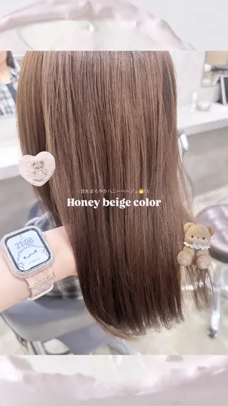 カラー 新宿🎀 Rea♡モデル募集のヘアスタイル