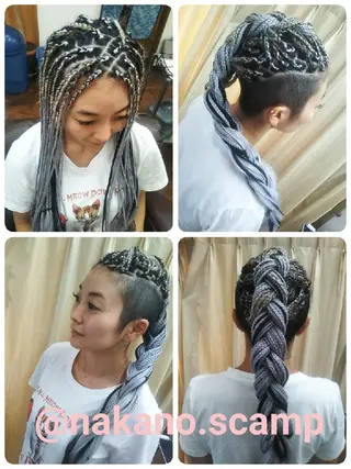 ヘアアレンジ ロング メンズ マツエク・マツパ scamp ★のヘアスタイル