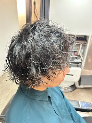 パーマ ヘアアレンジ メンズ FRISEUR/山本 美芽のヘアスタイル