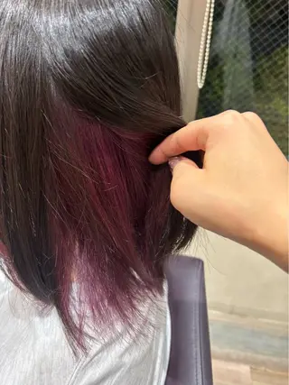 カラー 下澤 天音のヘアスタイル