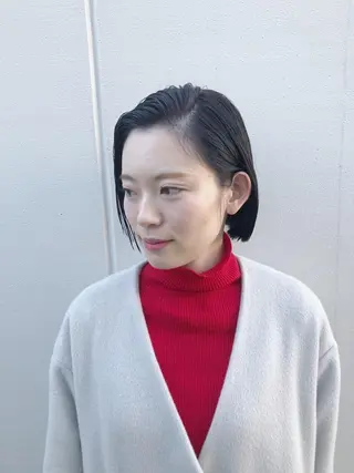 ショート カラー ノグチ ユウキ/ボブのヘアスタイル