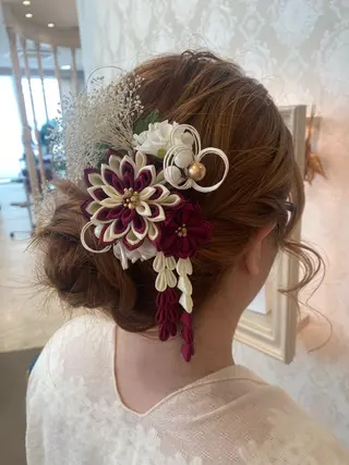 ヘアアレンジ 艶カラー🌸アレンジ 🌹Sally🕊️のヘアスタイル