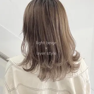 ミディアム カラー CLUTCH天王寺 西藤遥河のヘアスタイル