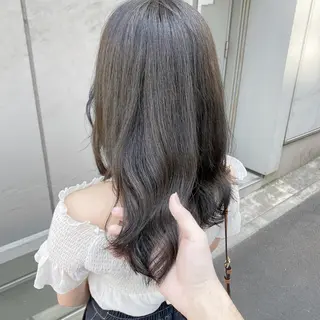 ロング カラー 大人っぽ韓国レディ レイヤー🤍渋谷のヘアスタイル