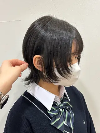 ショート ツヤハイトーン/ レイヤー💫mayuのヘアスタイル