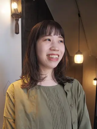 セミロング 似合わせパーマ 🌼カンナのヘアスタイル