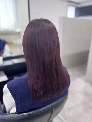 セミロング カラー LOBY所属・LOBY トモヤのヘアスタイル