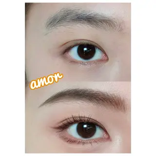 アイブロウ amor Beautyのマツエク・マツパデザイン