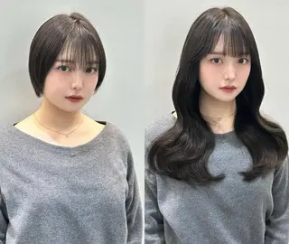 ロング 韓国ヘア🩵 🩵BIZEのヘアスタイル