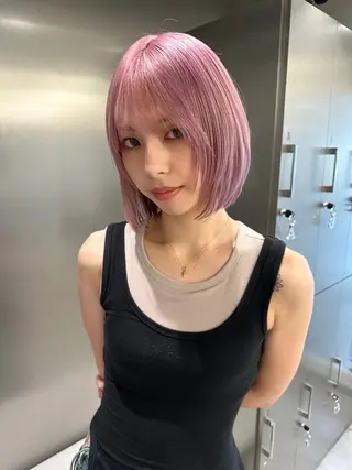 ショート カラー ブリーチ矯正/ ブリーチ特化mikaのヘアスタイル