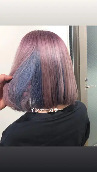 ショート カラー タカハシ ユウキのヘアスタイル