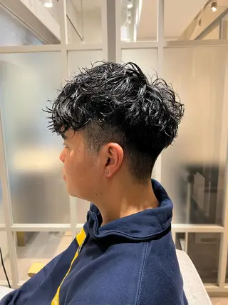 パーマ メンズ ⭕️メンズパーマ⭕️ 山口　裕太郎のヘアスタイル
