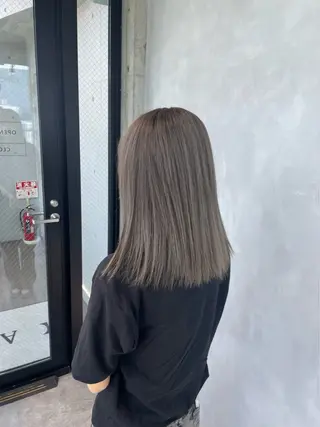 カラー 暖色/ハイトーン/ カラー/HBLのヘアスタイル