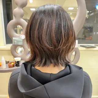 ミディアム ボブ/透明感カラー /大宮/たぐち🥣のヘアスタイル