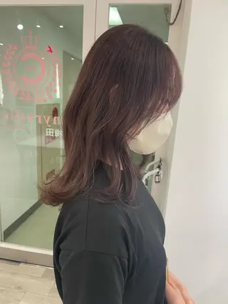 ミディアム カラー HARUKA韓国ヘア /Luana梅田のヘアスタイル
