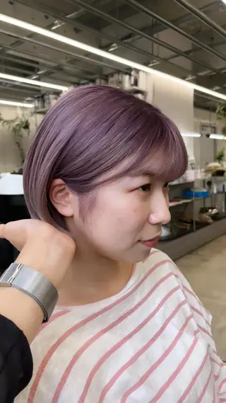ショート カラー 似合わせ特化/レイヤ ーカット/mikuのヘアスタイル