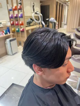 ショート パーマ メンズ SENA 再現性 パーマと縮毛矯正のヘアスタイル