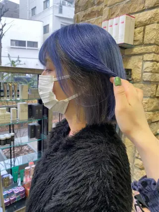 ショート カラー Ricca所属・Hina🧵/恵比寿 中目黒/透明感カラーのヘアスタイル