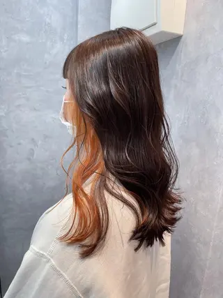 ロング カラー _WHITE 天神店 YUMEKA🐻のヘアスタイル