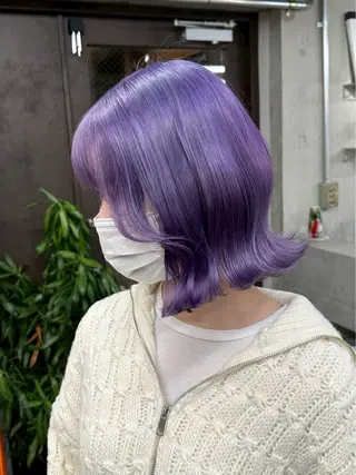 カラー ⭐️ハイトーン⭐️ 💕SAKURA💕のヘアスタイル