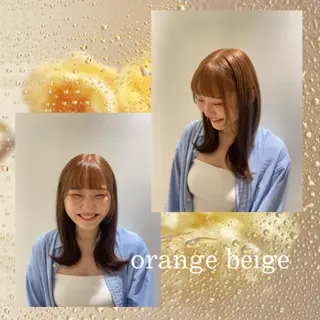 セミロング カラー ヘアアレンジ eN°byyoureshair所属・🎀若者人気No.1 湯川響🎀のヘアスタイル