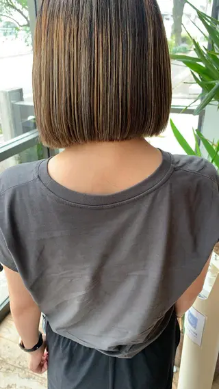 ミディアム 松本 夏海のヘアスタイル