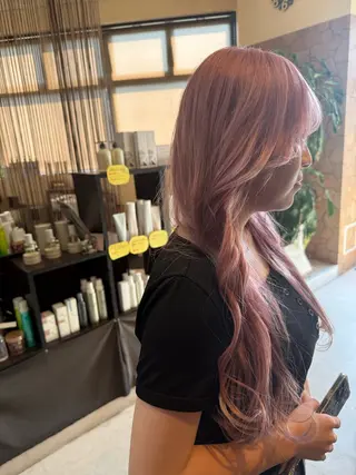 ロング 前田 知輝のヘアスタイル