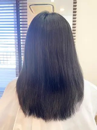 ロング アミーベル🧸🧡 井口店✂️しおりのヘアスタイル