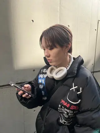 ショート カラー メンズ Yui/メンズカラー /シャドウパーマのヘアスタイル