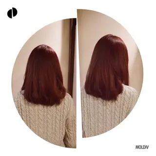 セミロング カラー ✨縮毛矯正✨髪質改善 ナカシマ ユミのヘアスタイル