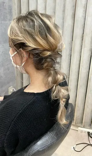 ロング ヘアアレンジ 骨格整形カット/ ショート✂️堀夢哉のヘアスタイル