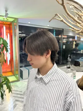 ショート カラー メンズ/ボブ/パーマ /くるみのマツエク・マツパデザイン