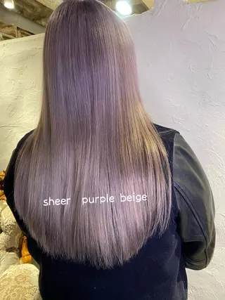 ロング カラー Joule銀座 石山あやのヘアスタイル