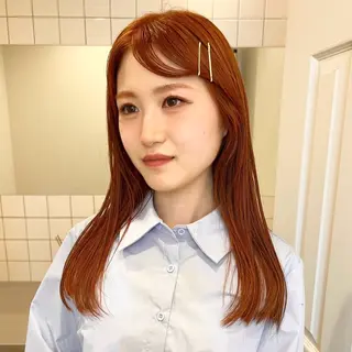 ロング カラー arisa/暖色 /伏見/レイヤーのヘアスタイル