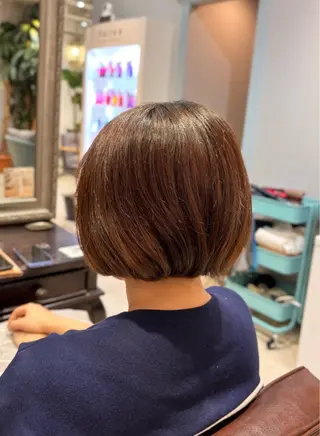 ショート 🌱なゆみ🌱透明感 /ナチュラル/高宮のヘアスタイル