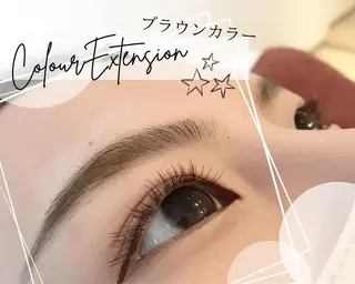 セミロング カラー パーマ ヘアアレンジ メンズ キッズ ネイル マツエク・マツパ アイブロウ brille ~eyelash~のマツエク・マツパデザイン