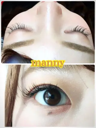 マツエク・マツパ manny eyelashのマツエク・マツパデザイン