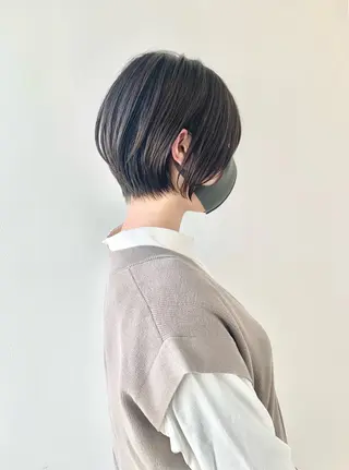 ショート カラー ⭐️小顔ショート⭐️ 大鷲拓海のヘアスタイル