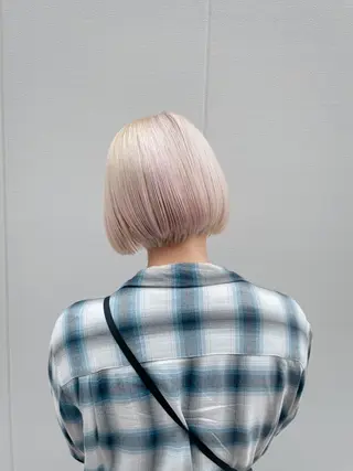 ショート ブリーチ/美髪矯正 垢抜けヘア/そらのヘアスタイル