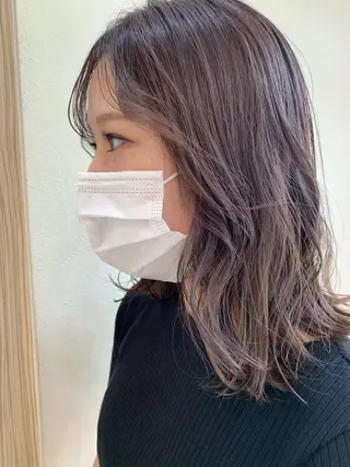 ミディアム カラー DiMPlE  ディンプル所属・🌸スタイリスト 山浦美恵のヘアスタイル