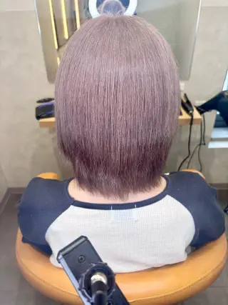 ミディアム カラー 長谷川 穣太のヘアスタイル