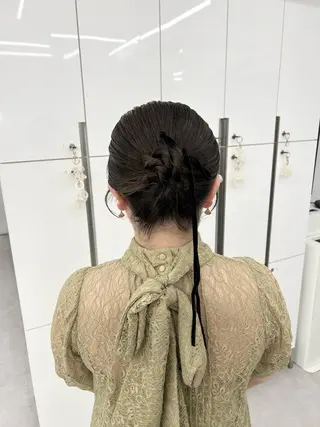ミディアム 加藤 優里のヘアスタイル