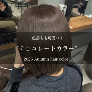 ミディアム 🫧オリーブ/赤み消 し/暗髪🫧野本麗奈のヘアスタイル