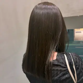 セミロング 烏丸/透明感カラー/ ヘッドスパ/kahoのヘアスタイル